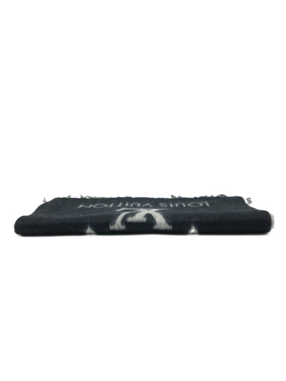 Louis Vuitton Scarf Monogram Reykjavik Cashmere Black - Picture 6 of 9